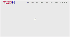 Desktop Screenshot of foundingfranklin.com